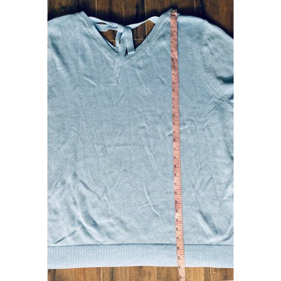 Talbots Blue Sweater 3X - Picture 5 of 8